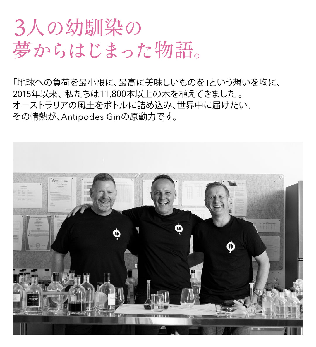 アンティポディース ピンクジン 40度 700mL  公式限定ギフトボックス&amp;オリジナルコースター付